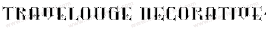 Travelouge Decorative字体转换